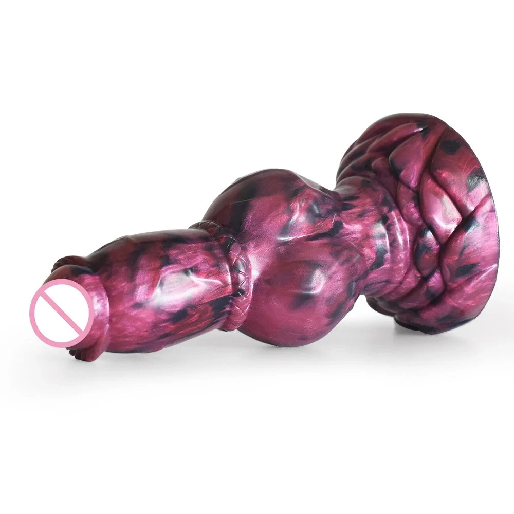 Two Colours Available Silicone Dildo Total Length 19cm Diameter 7.5cm Weight 505g Adult Product Sex Toy