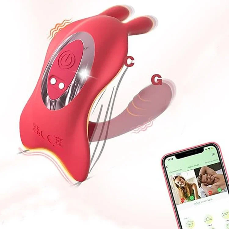 APP Flexible Wearable Vibrator Female Clitoral and Vaginal Simulation Massager Sex Toys for Women