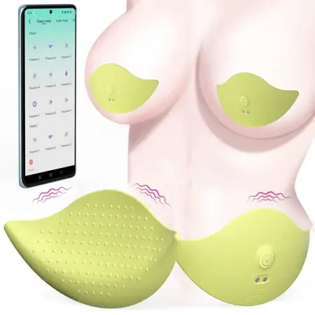 APP Remote Control Chest Massager for Female Breast Stimulation Vibrator Women Masturbation