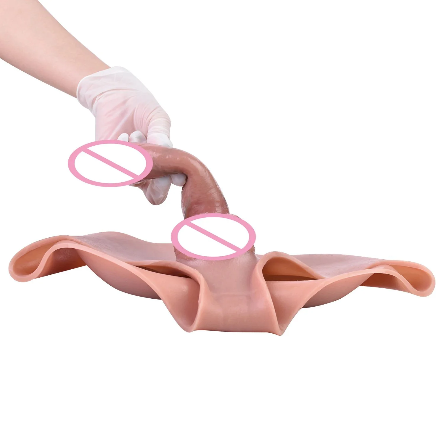 Reusable Realistic Penis Sleeve Delay Ejaculation Cock Sex Product for Men Extended Soft Cock Cover Real Silicone Dildo