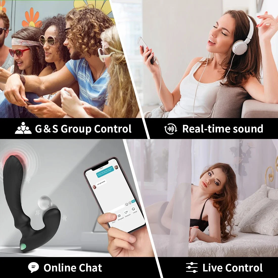 APP Remote Control Wireless Anal Vibrator Japan Sex Massage Vibrator