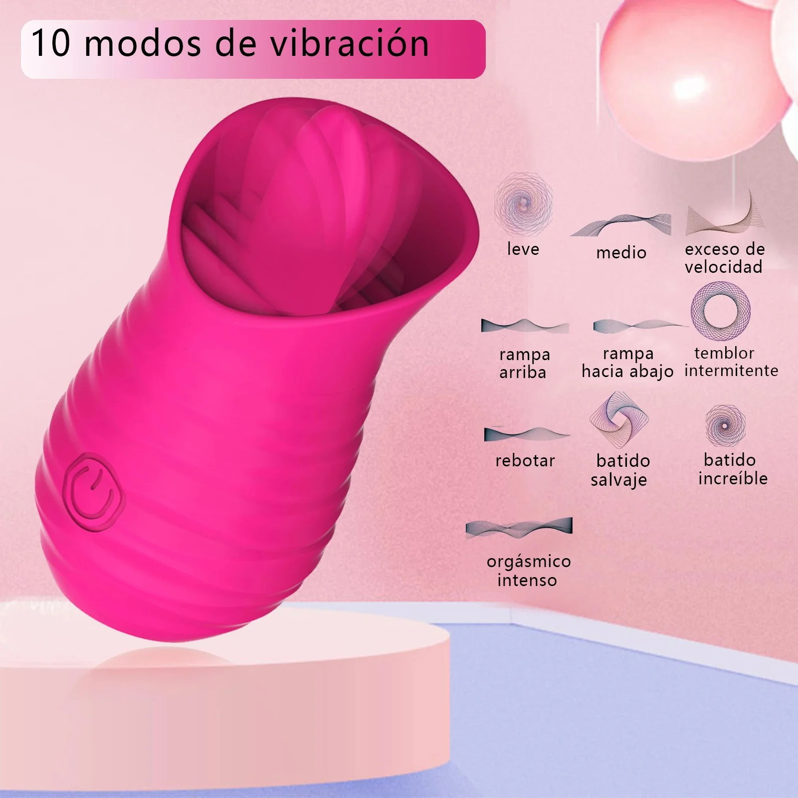 Clitoral Nipple Pussy Tongue Licker Vibrator Strong Tongue Stimulation Vibrator for Woman