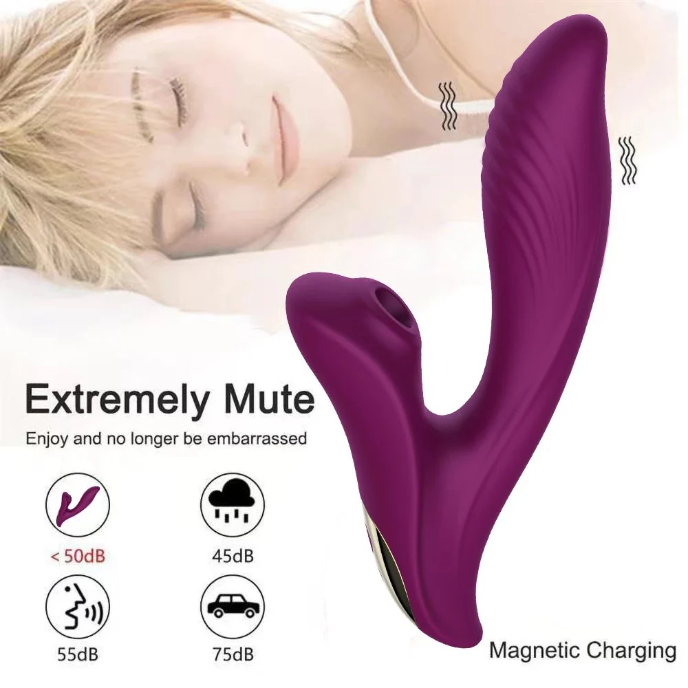 Clitoral Sucking G-Spot Massager 10 Vibration Modes Rechargeable Electrical Stimulation Machine Female Couple Vibrator