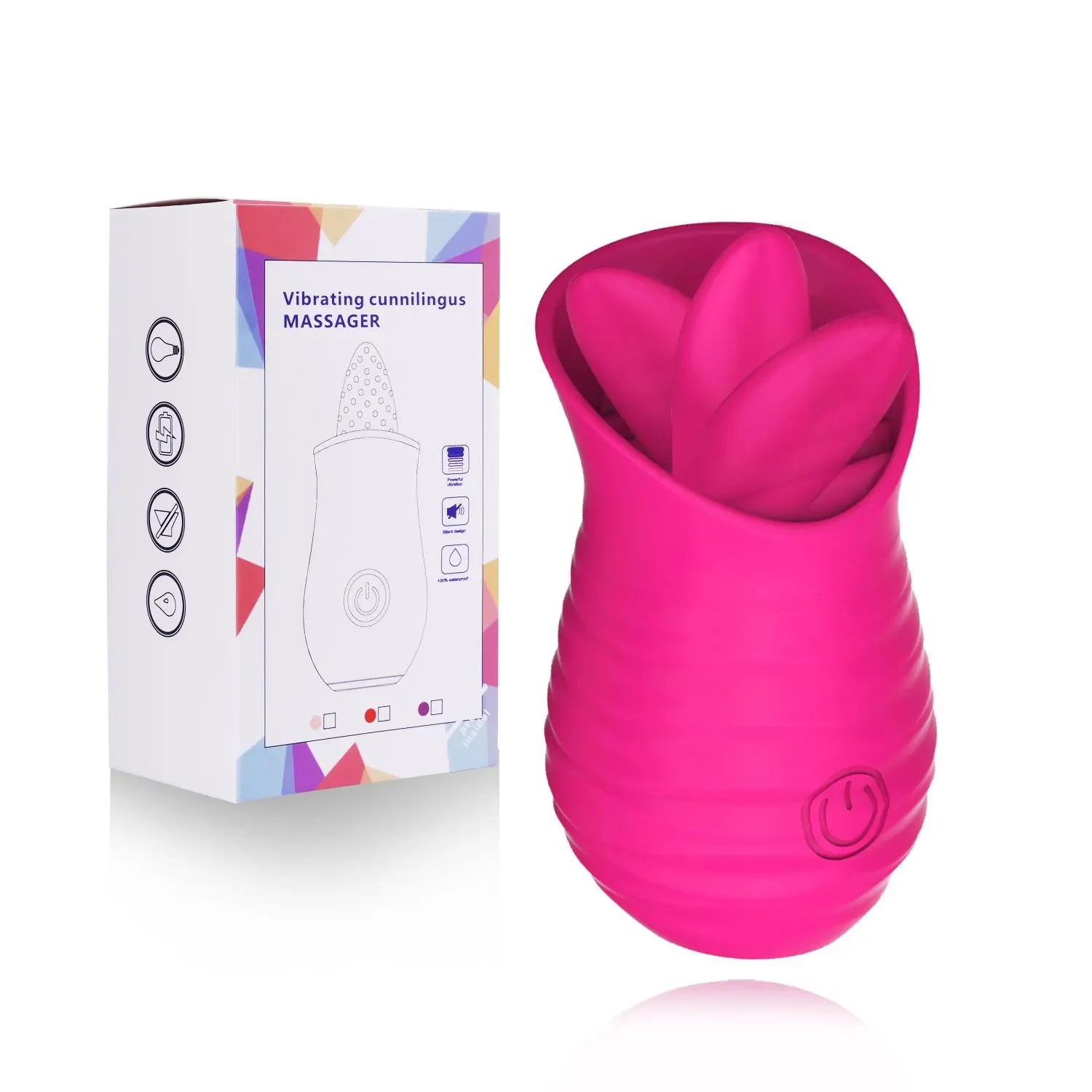Clitoris Vagina Massage Nipple Rose Clitoral Sucking Licking Tongue Vibrator