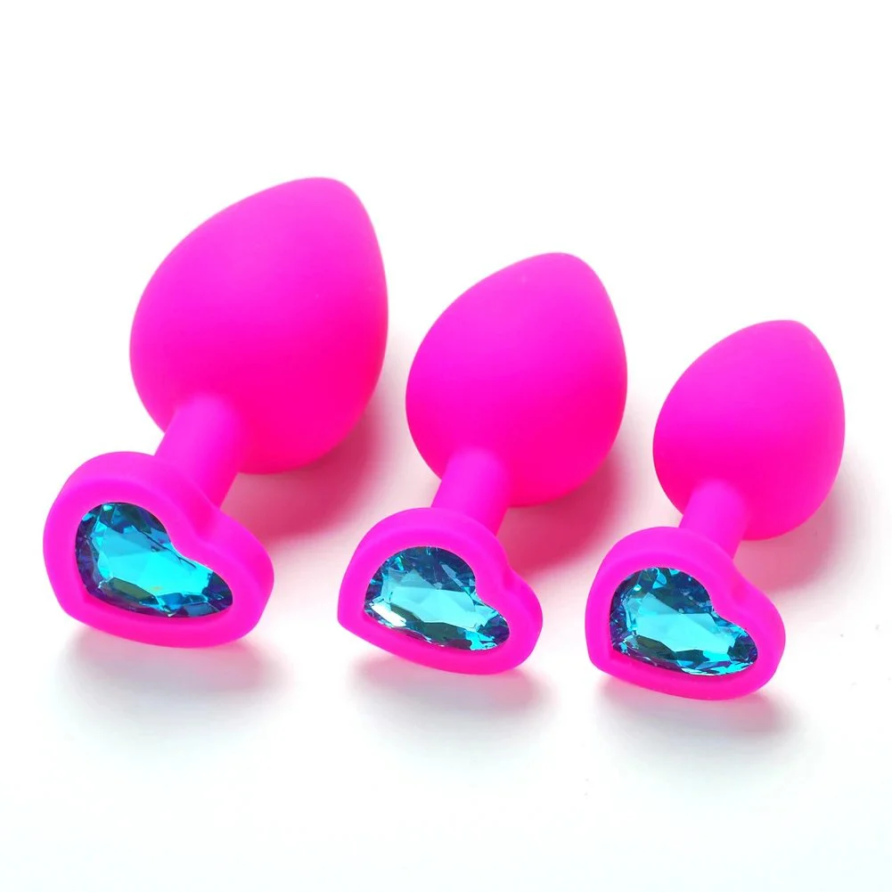 Soft Silicone Butt Plug Anal Plug Unisex Anal Trainer Sex Adult Toys for Men Women Couples
