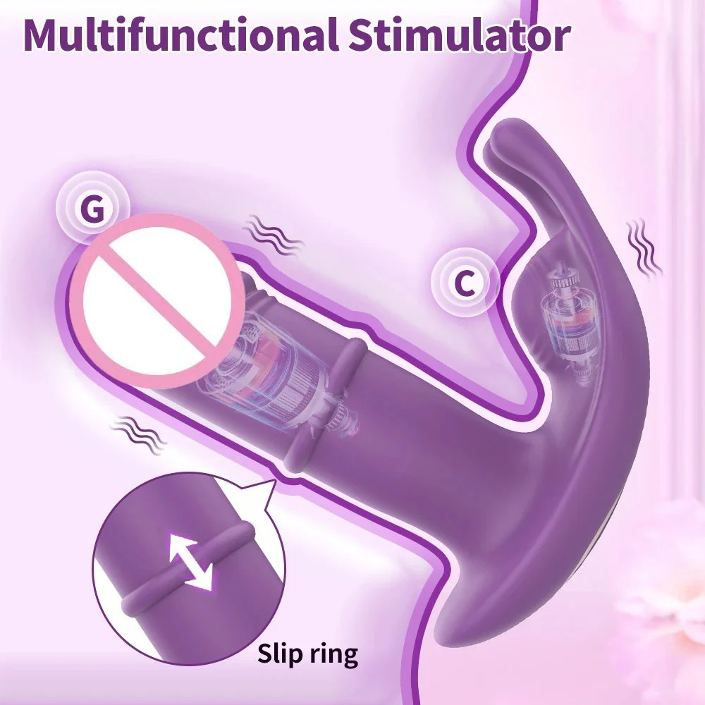 Gelance USB Rechargeable Wearable Panties G-Spot Women Vibrator 10 Frequencies Anal Plug Clitoral Stimulator 100% Waterproof