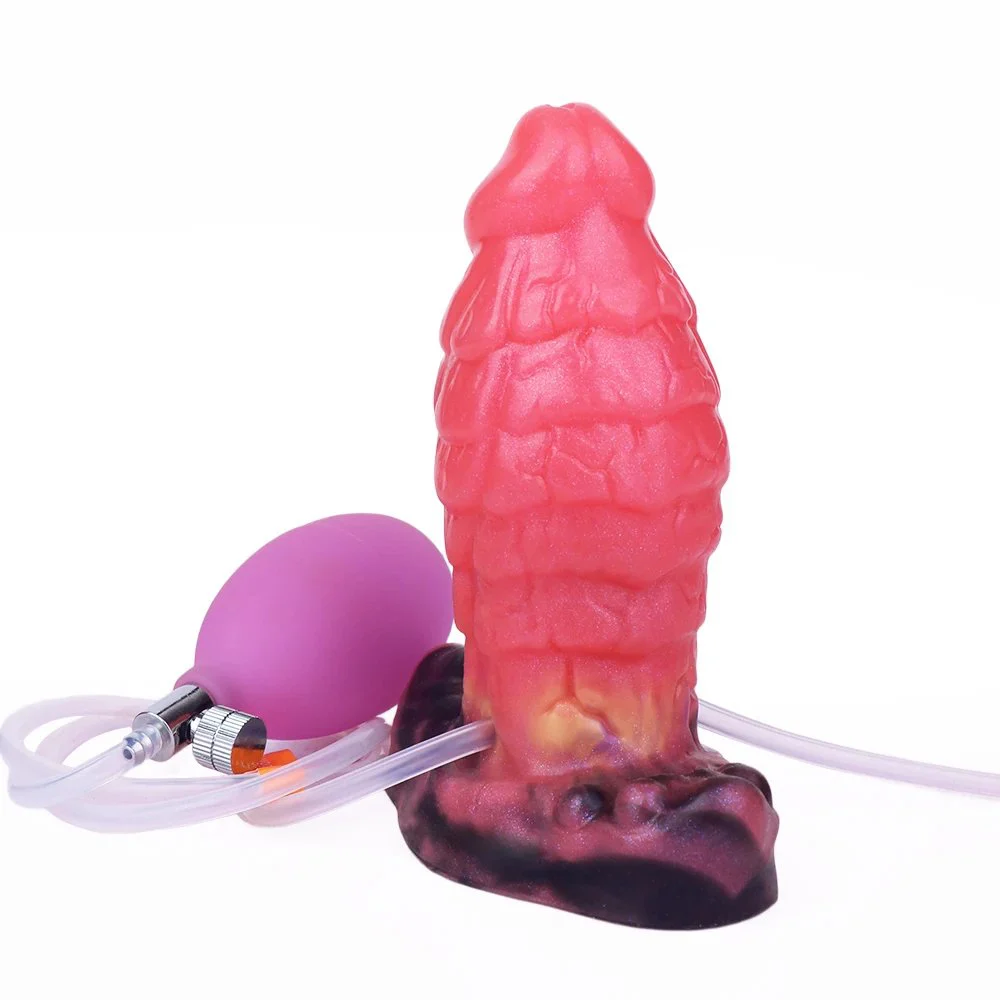 Squirting Inflatable Dildo Anal Plug Sex Toys for Adult Products Women Men Couples Tool Butt Dilator Expander Erotic Shop