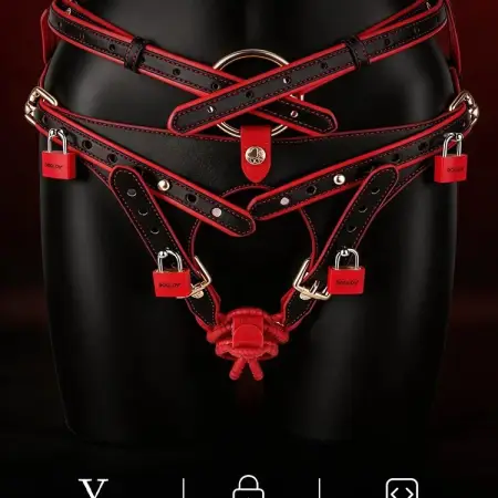 Pu Leather Male Chastity Belt Device Adjustable Bandage Harness Restraint Panty Cock Cage Chastity Devices Bondage Sex Toy