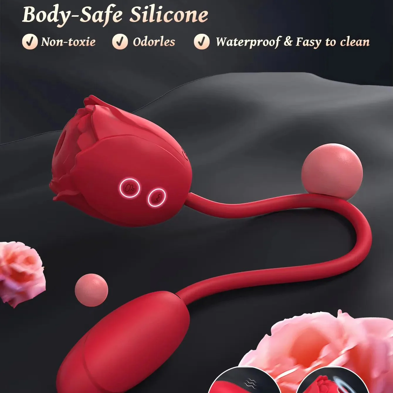 Anal Clitoral Nipple Foreplay Massage Vibrator Vibrating for Egg with Suction Vibration Couple Interaction for Foreplay