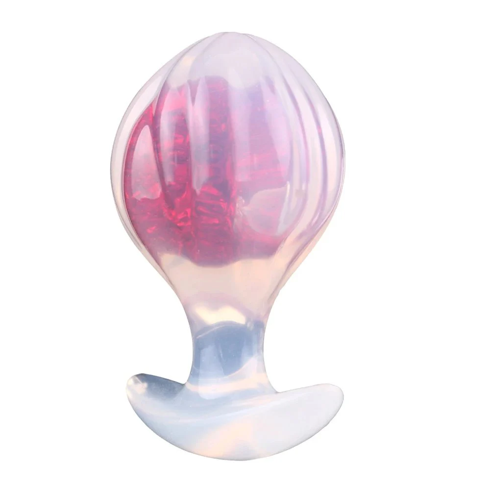 Soft Jellyfish-Inspired Anal Plug for Male Transparent Silicone G-Spot Toy with Ejaculation Delay