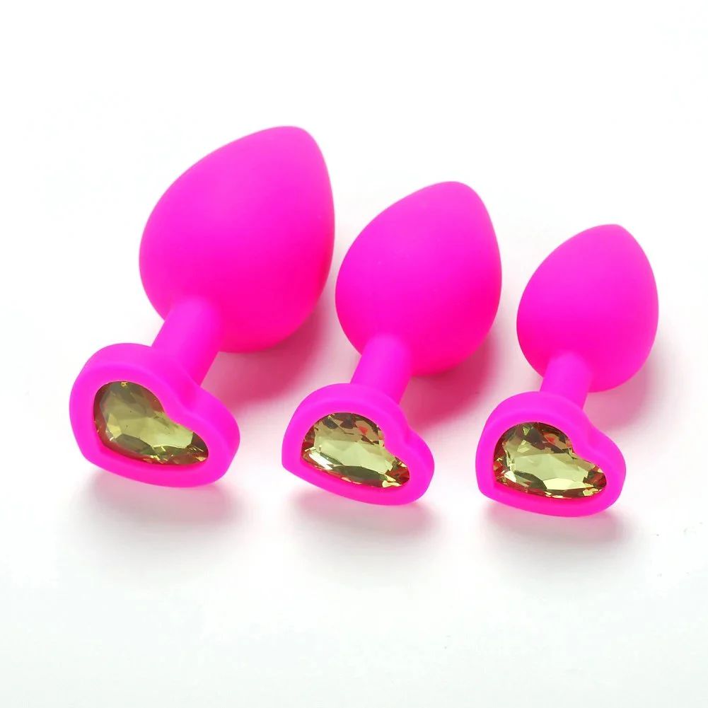 Soft Silicone Butt Plug Anal Plug Unisex Anal Trainer Sex Adult Toys for Men Women Couples