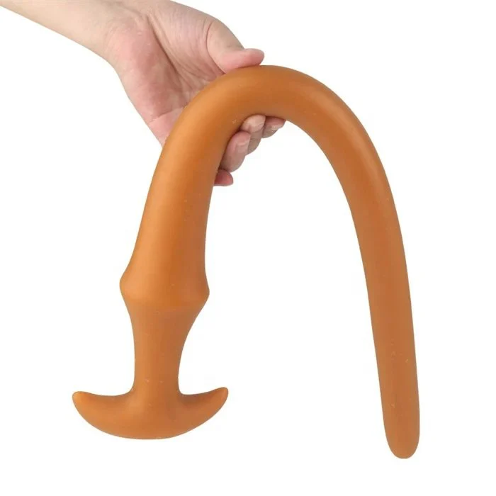 Super Long Silicone Anal Plug Dildo for Couples Butt Plug Vaginal Stimulation and Prostate Massage Anal Sex Toys