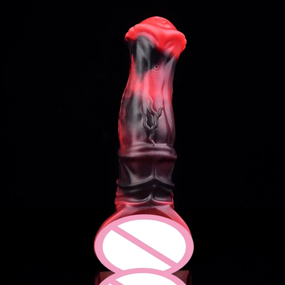 New Reusable Soft Fantasy Penis Sleeve with Black Dragon Color Delay Ejaculation Dildo Sleeve for Men Sex Life
