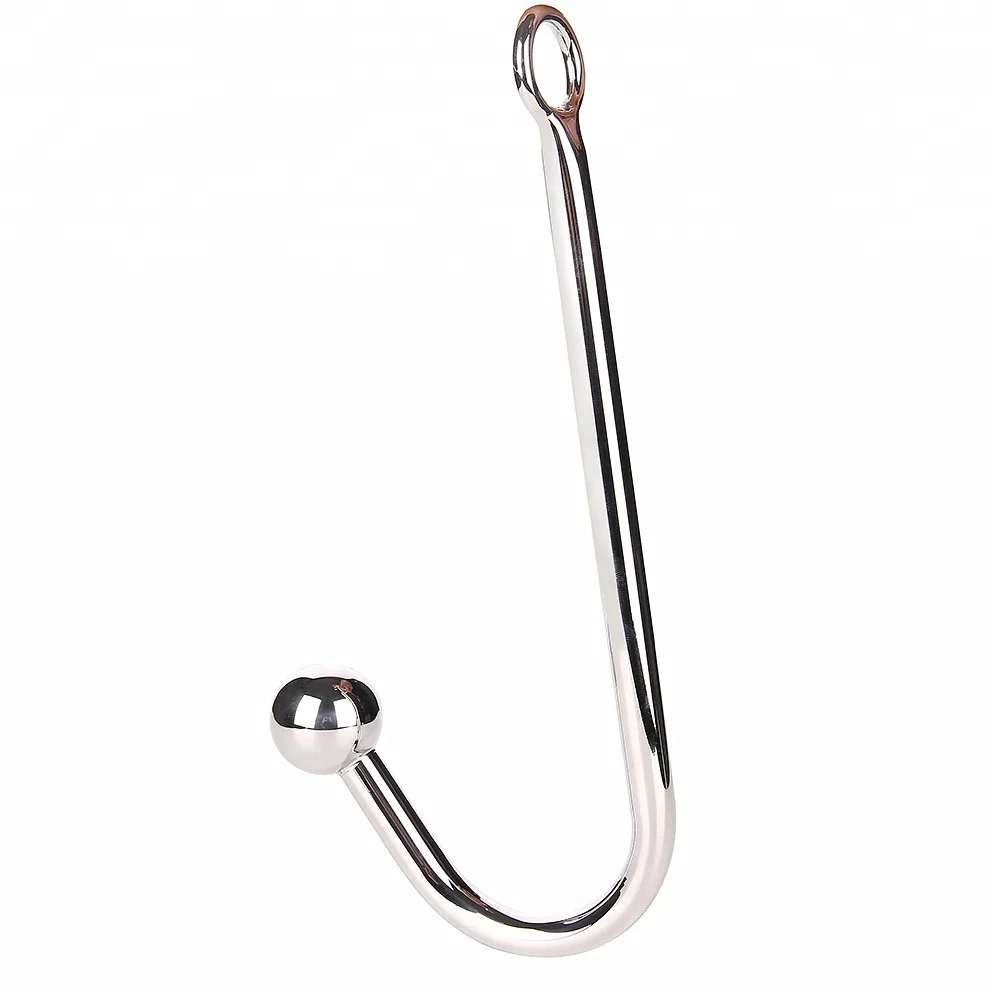 Metal Anal Hook Anal Curved Sexuality Anal Ball Dilator Sex Toys