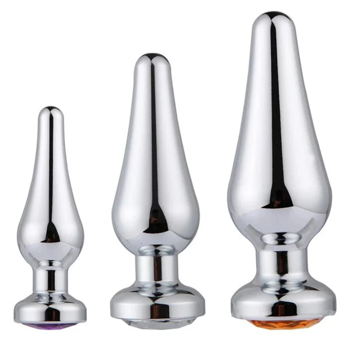 Metal Anal Plug for Prostate Massage-Unisex Gender Toy
