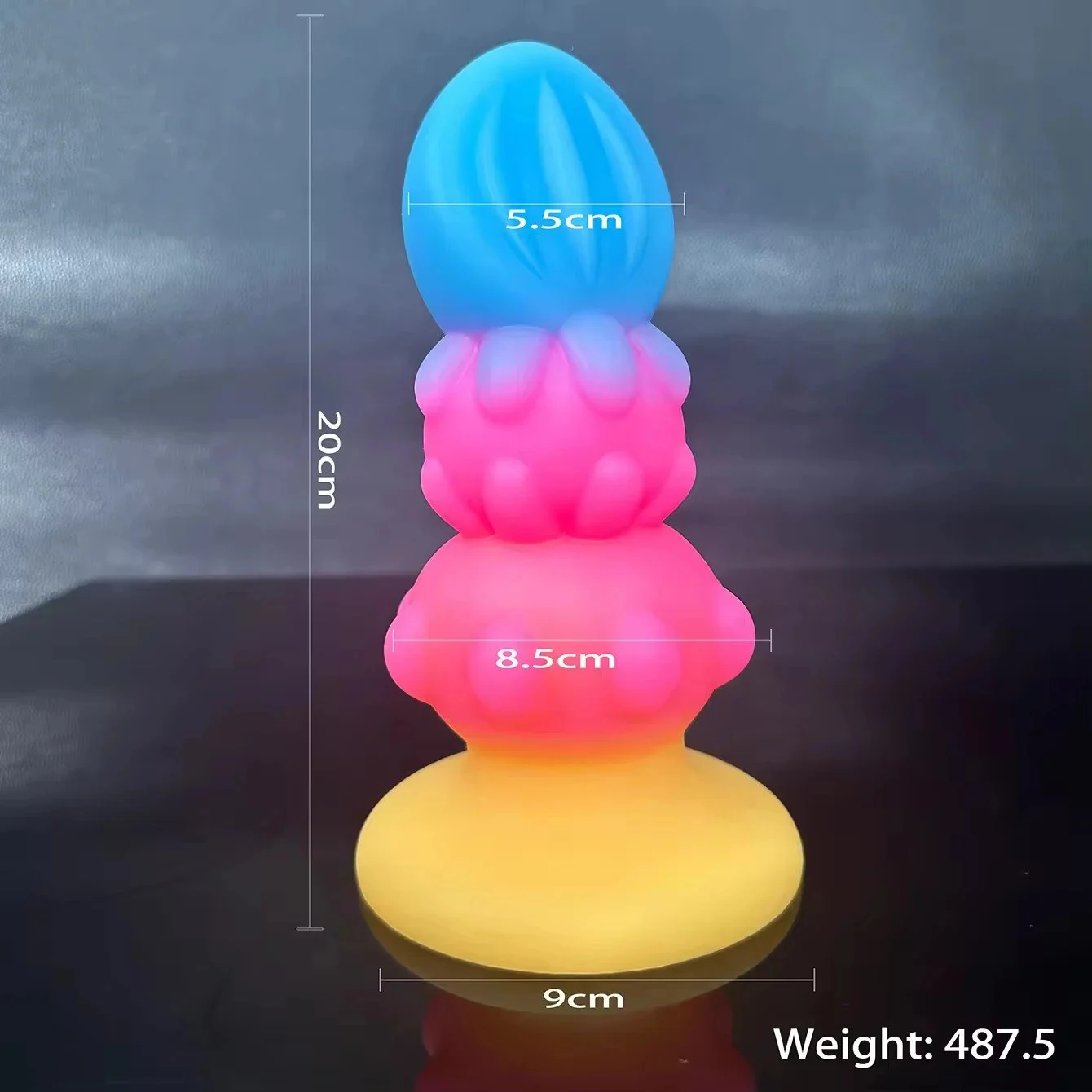 Special-shaped Waterproof Eco-Friendly Anal Plug Masturbation Device for Men and Women