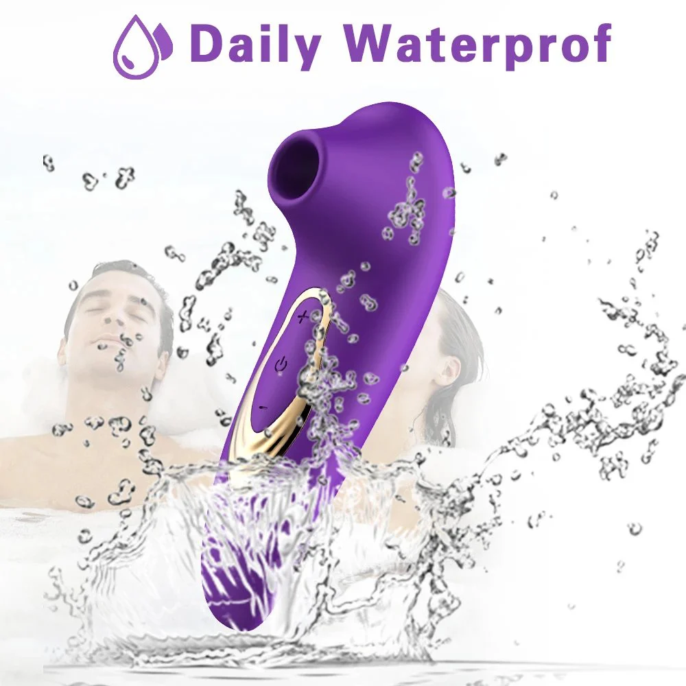 5 Frequency Adult Women Sex Toy Rechargeable Waterproof Clitoris Pussy Nipple Sucker Sucking Vibrator
