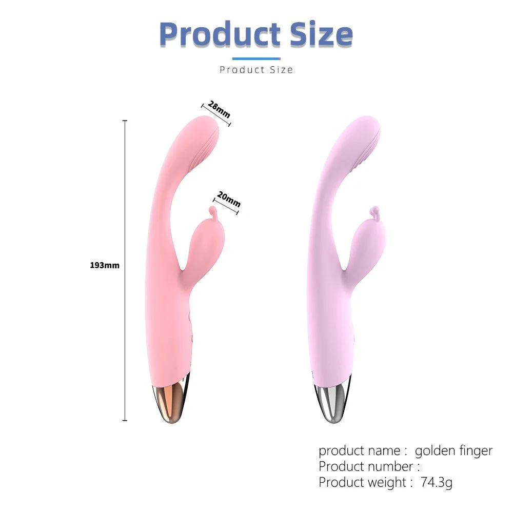 Gelance Golden Finger Sex Toy High-frequency Strong Vibration Female Clitoral G-spot Vibrator