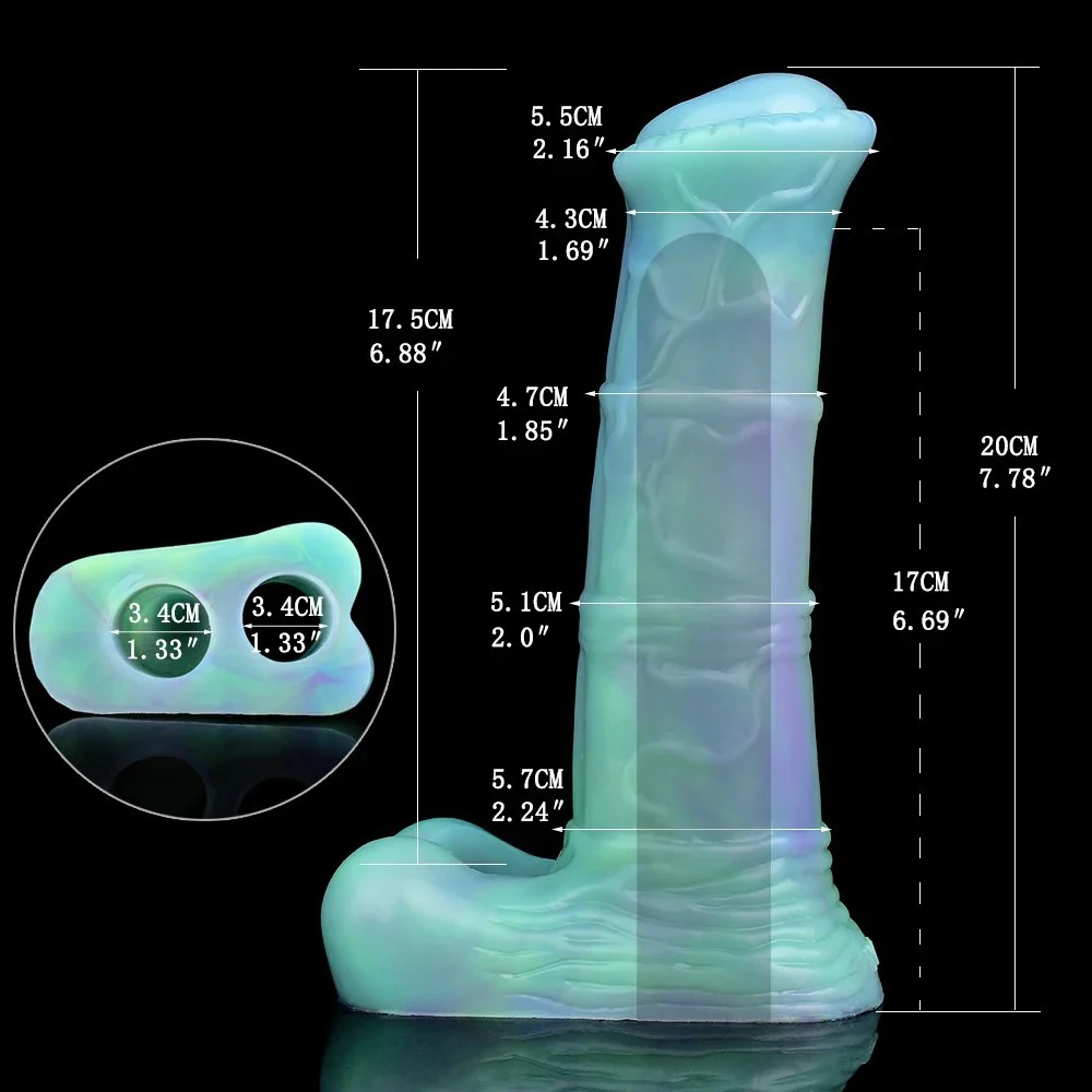 Horse Cock Sleeve Extendable Male for Enlargement Animal Dildo Sex Toys for Men Fantasy Strectable L Size