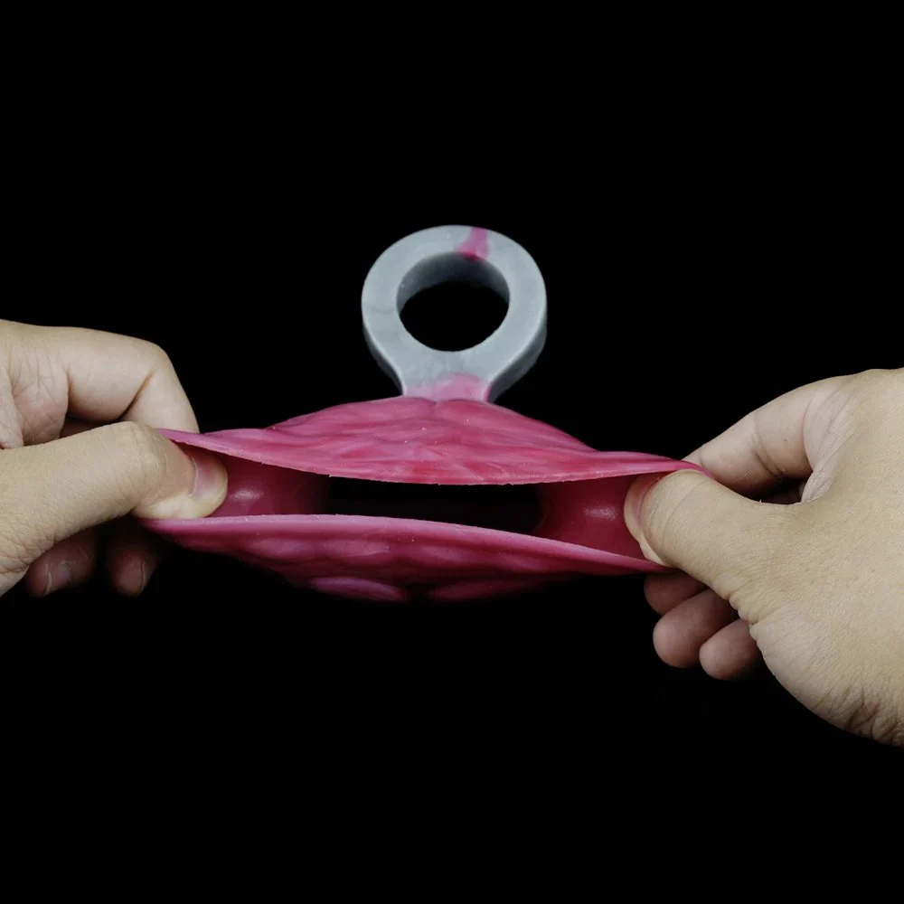 Penis Sleeve Extender Wolf Knot Flexible Silicone Penis Sleeve Knot Dildo for Men