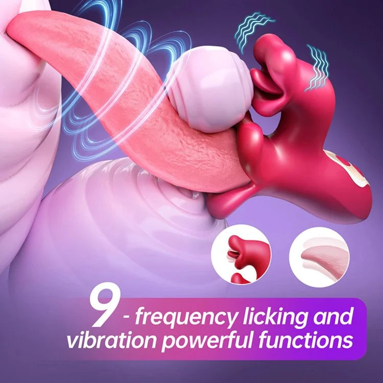 APP Tongue Vibrator Sex Toys for Women Multi-frequency Swaying Vibration Tongue Licking Female Masturbator
