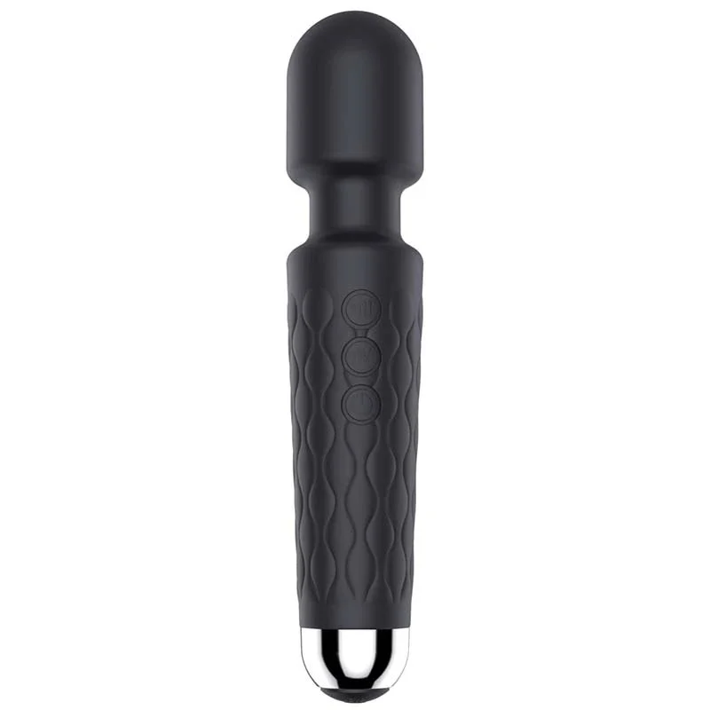 8 Speed 20 Frequency Silicone Wand Massager Waterproof Magic Personal Vibrator