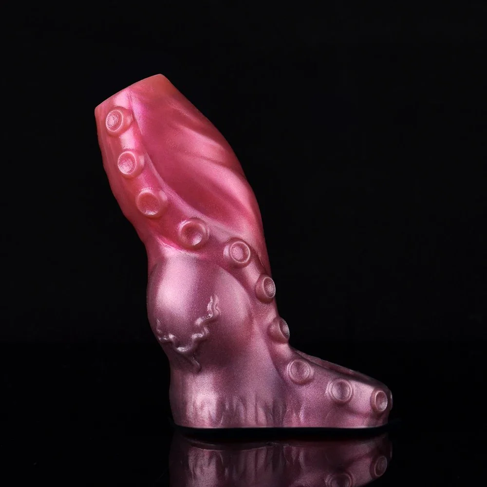 Multi Functional Dildo Girth Enhancer Silicone Penis Sleeve Cover Penis Ring Delay Ejaculation Extender Reusable