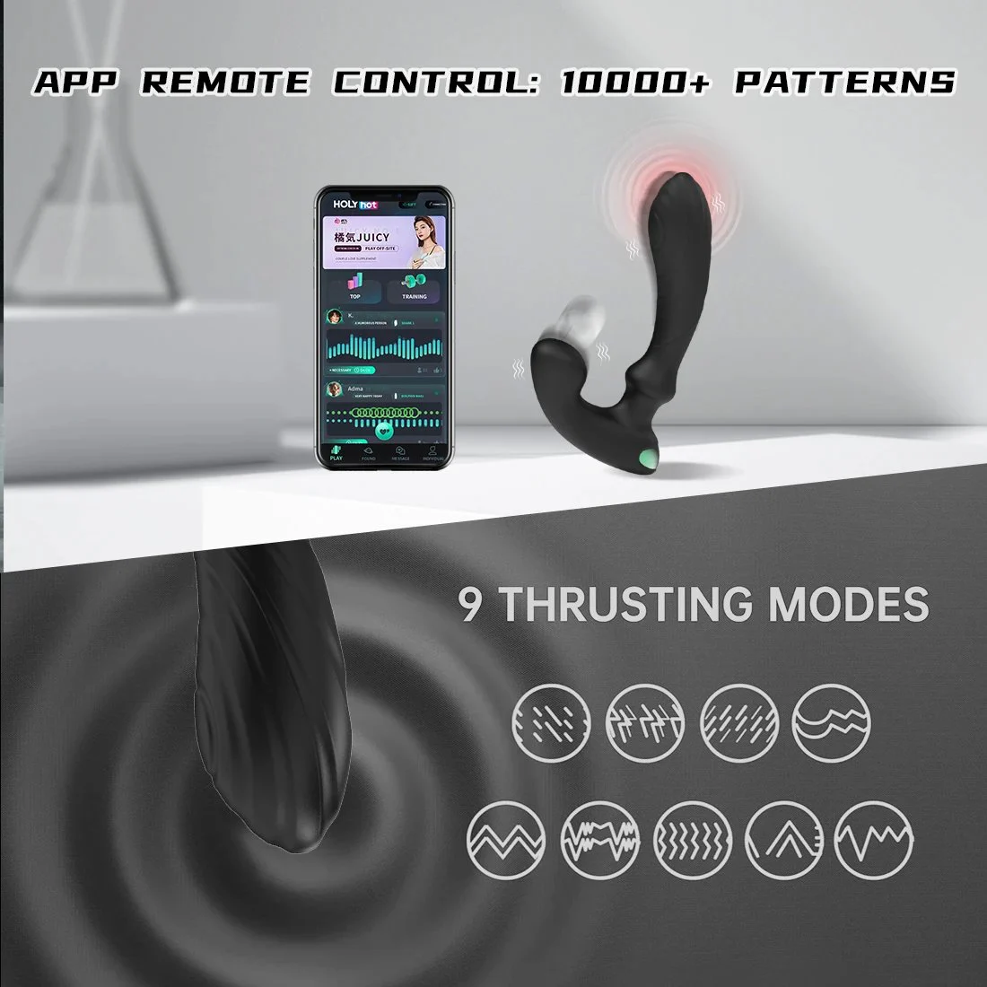 APP Remote Control Wireless Anal Vibrator Japan Sex Massage Vibrator