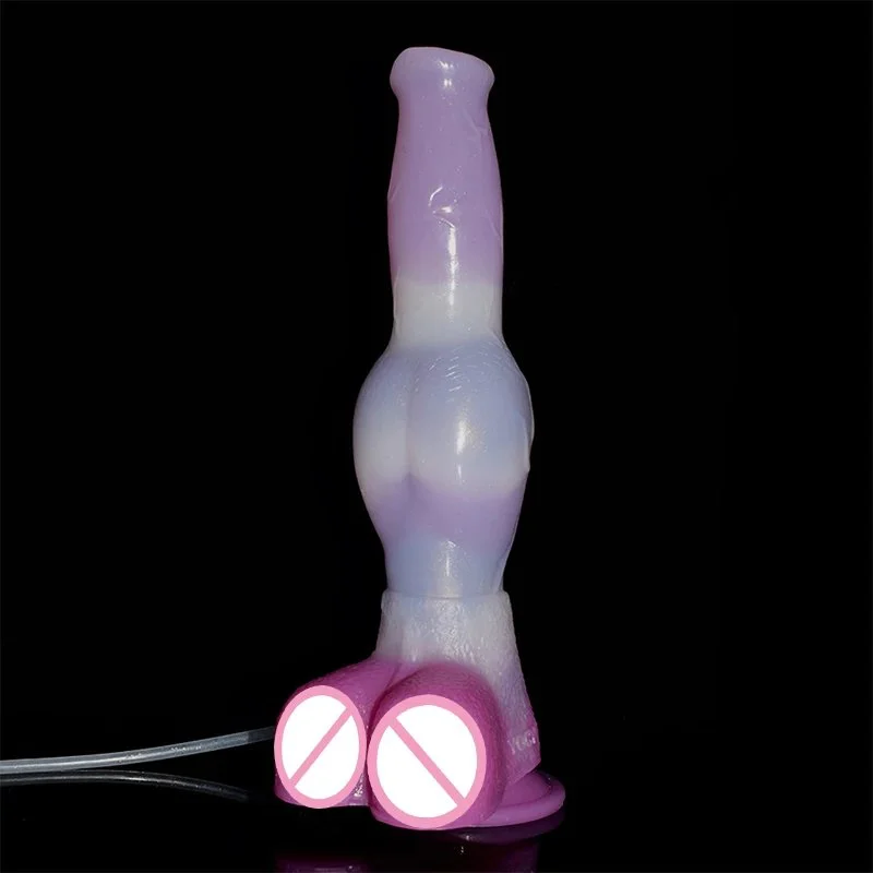 10 Inch Big Animal Dog Artificial Penis Colorful Realistic Silicone Sex Toy for Women Sex