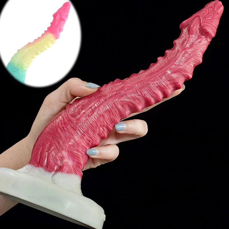 10 Inch Long Dragon Dildo Fantasy Multi-color Monster Dildo Erotic for Women Jugetes Beast Dildo Waterproof