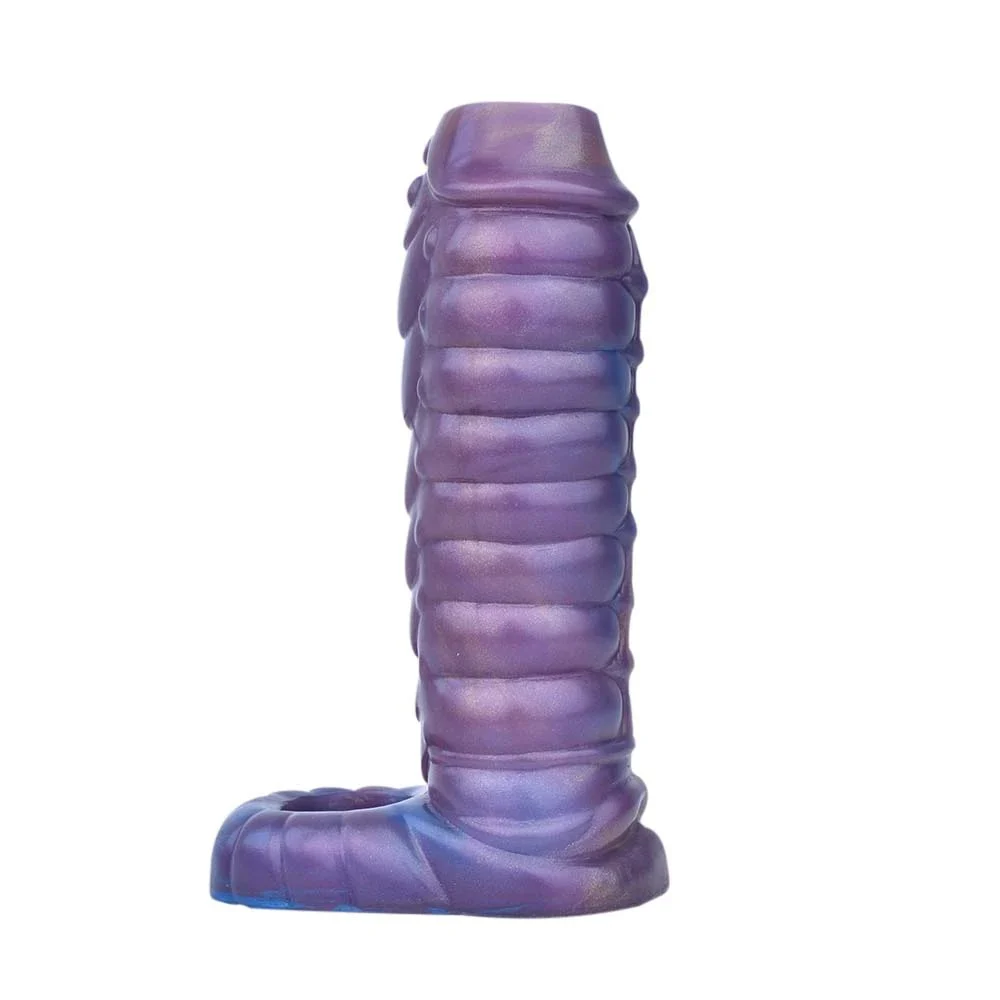 Penis Sleeve Fantasy Cock Extender Sleeve Penise Ejaculation Extender Reusable Condom