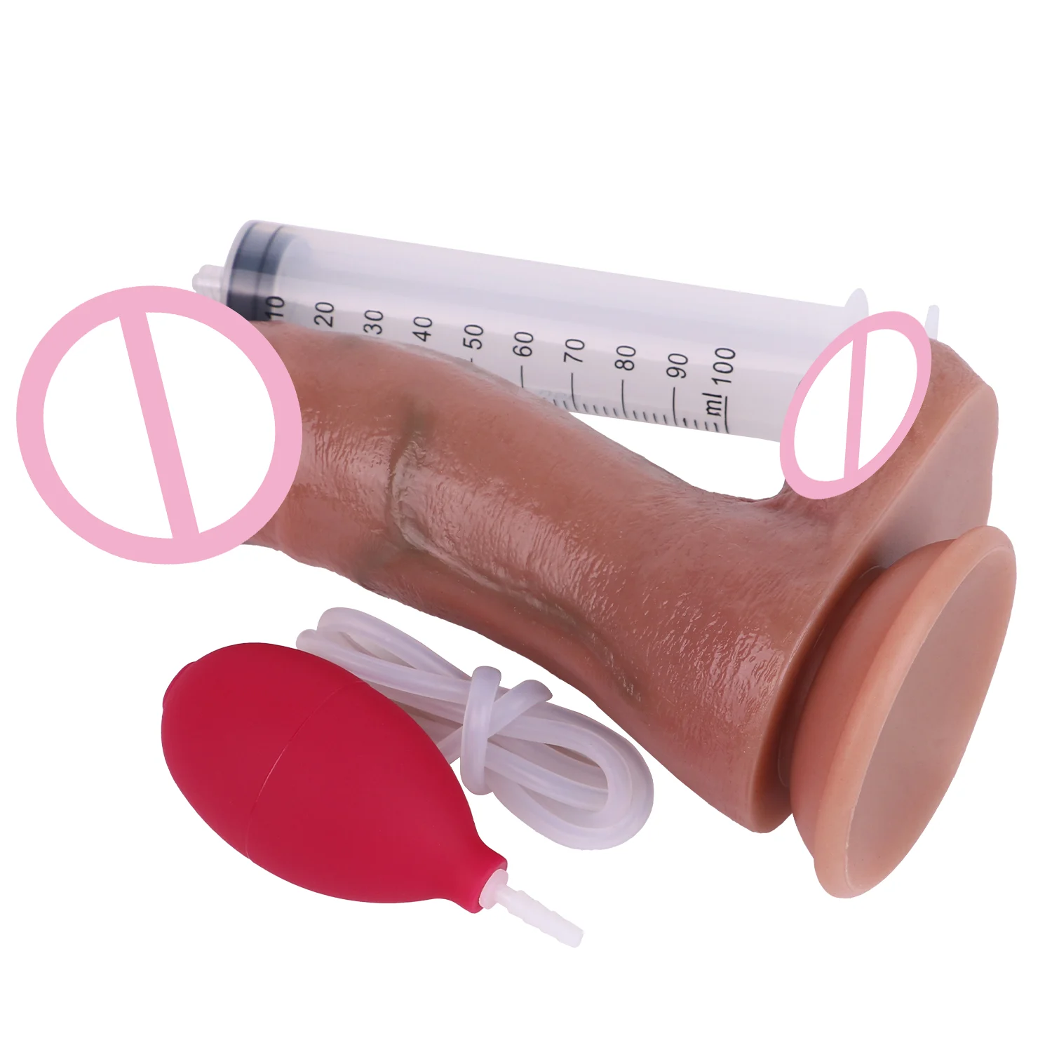 Sex Toys for Women Strong Suction Cup Anal Dildo With Squirting Function Orgasm Pleasure
