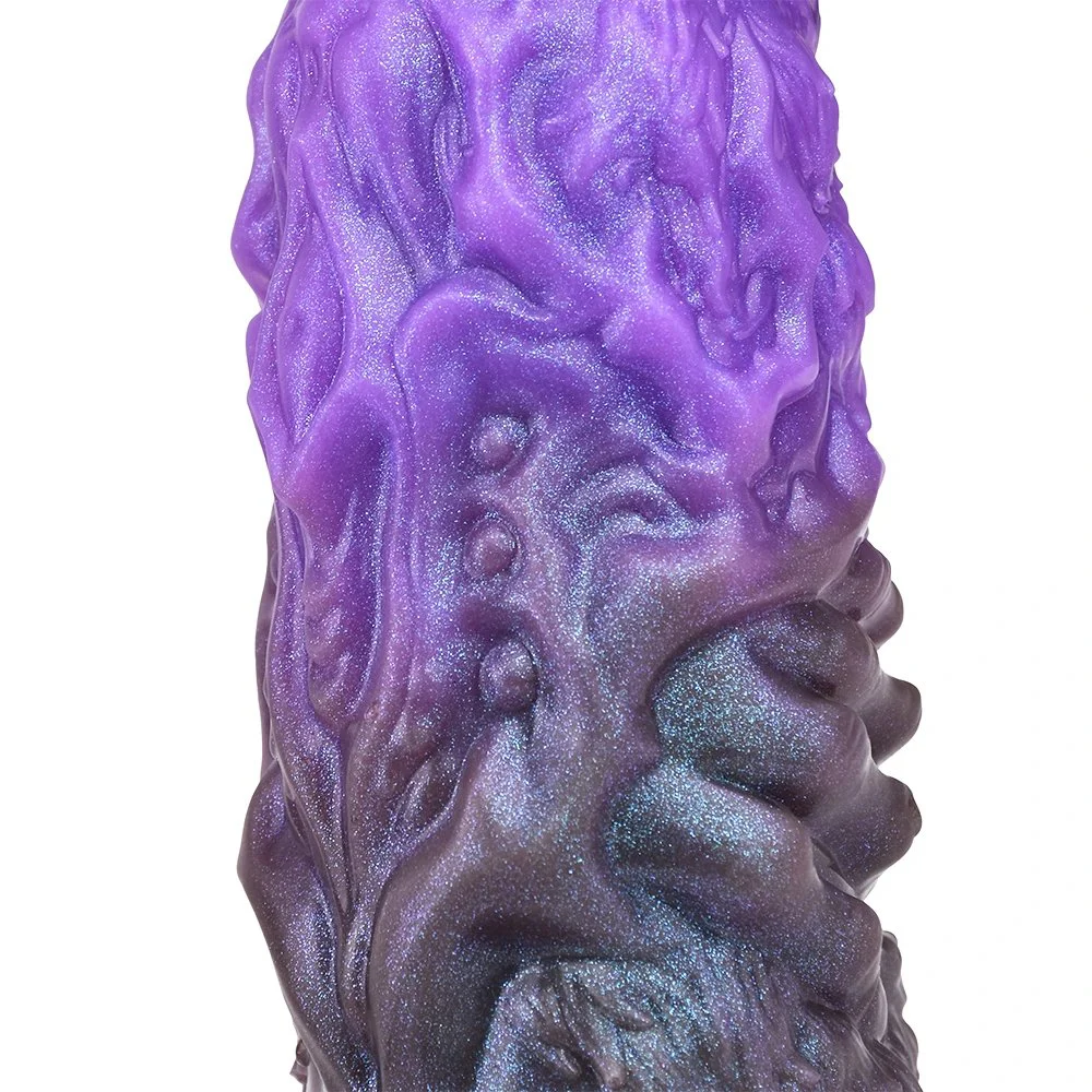 Purple Amber Fantasy Series Penis Extender Large Size Soft Silicone Safe Material for Men