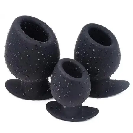 Silicone Hollow Anal Vaginal Speculum Enema Sex Toys Butt Plug for Adult Gay Men Anal Expander and Anus Dilator