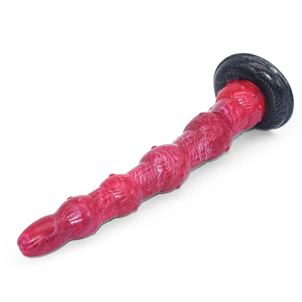 14.5 Inch Super Long Soft Bullwhip Anal Plug Animal Dildo with Strong Suction Cup Penis Sex Toys for Man Women Masturbator