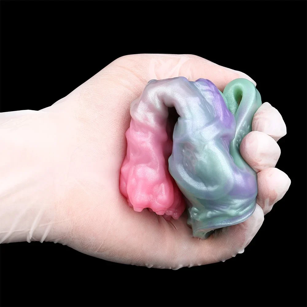 Penis Extender Sleeve Men Penis Enlargement,Silicone Penis Sleeve Enlarger with Cock Ring, Animal Cock Sleeve Men Sex Toy