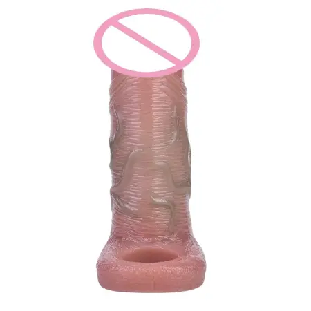 Realistic Cock Sleeves Silicone Penis Sleeve Delay Ejaculation Penis Sleeve Sex Toys for Men