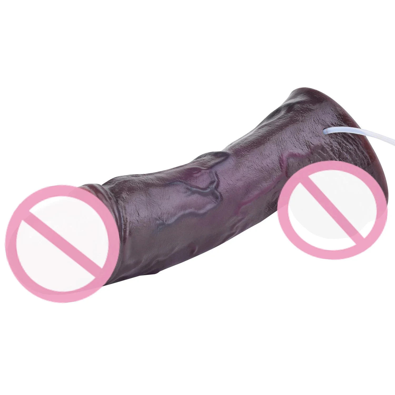 13.44 Inch Large Realistic Squirting Dildo Medical Grade Dual Density Silicone Strong Suction Cup Adult Toy