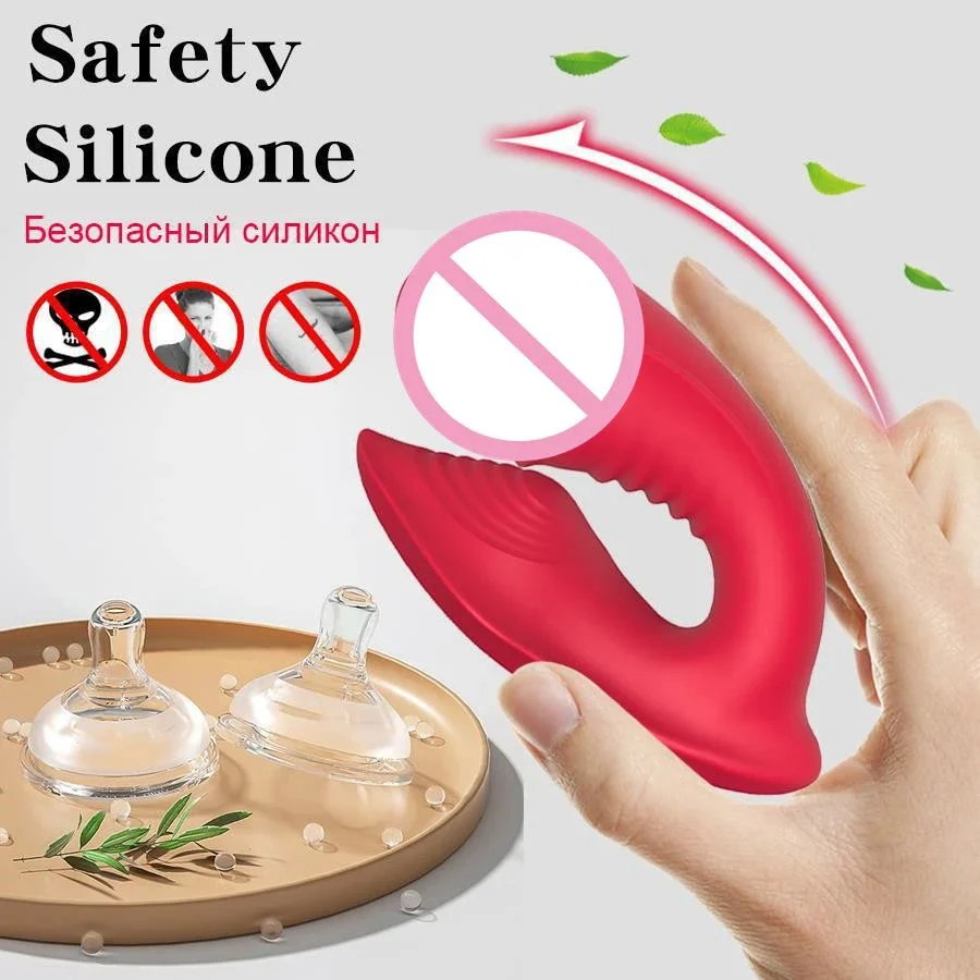 APP Wireless Remote Control 2 Motor Clitoral Stimulator Butterflies Wearable Vibrator for Women Anal Plug Massager