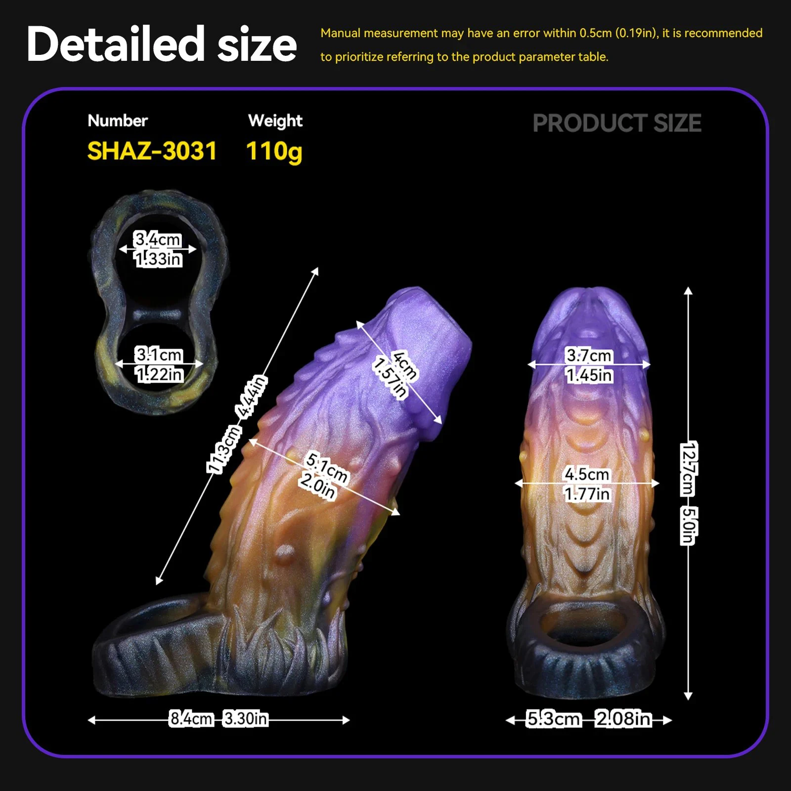 Sex Toys For Men Penis Extender High quality silicone material Open design male phallic sleeve for easy wear