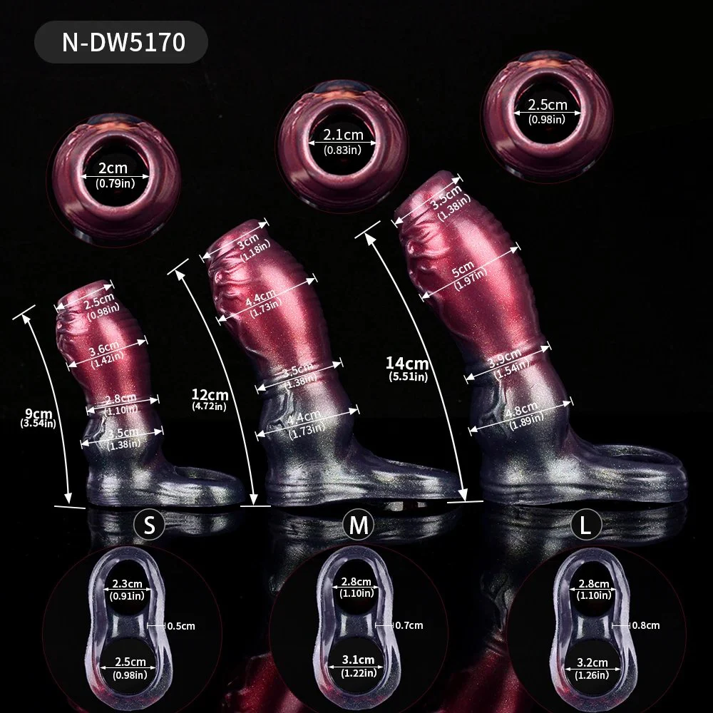 Silicone Cock Sleeve Extension with Stretchy Loop for Men to Increase Length & Girth Fantasy Cock Extender Sleeve Penis