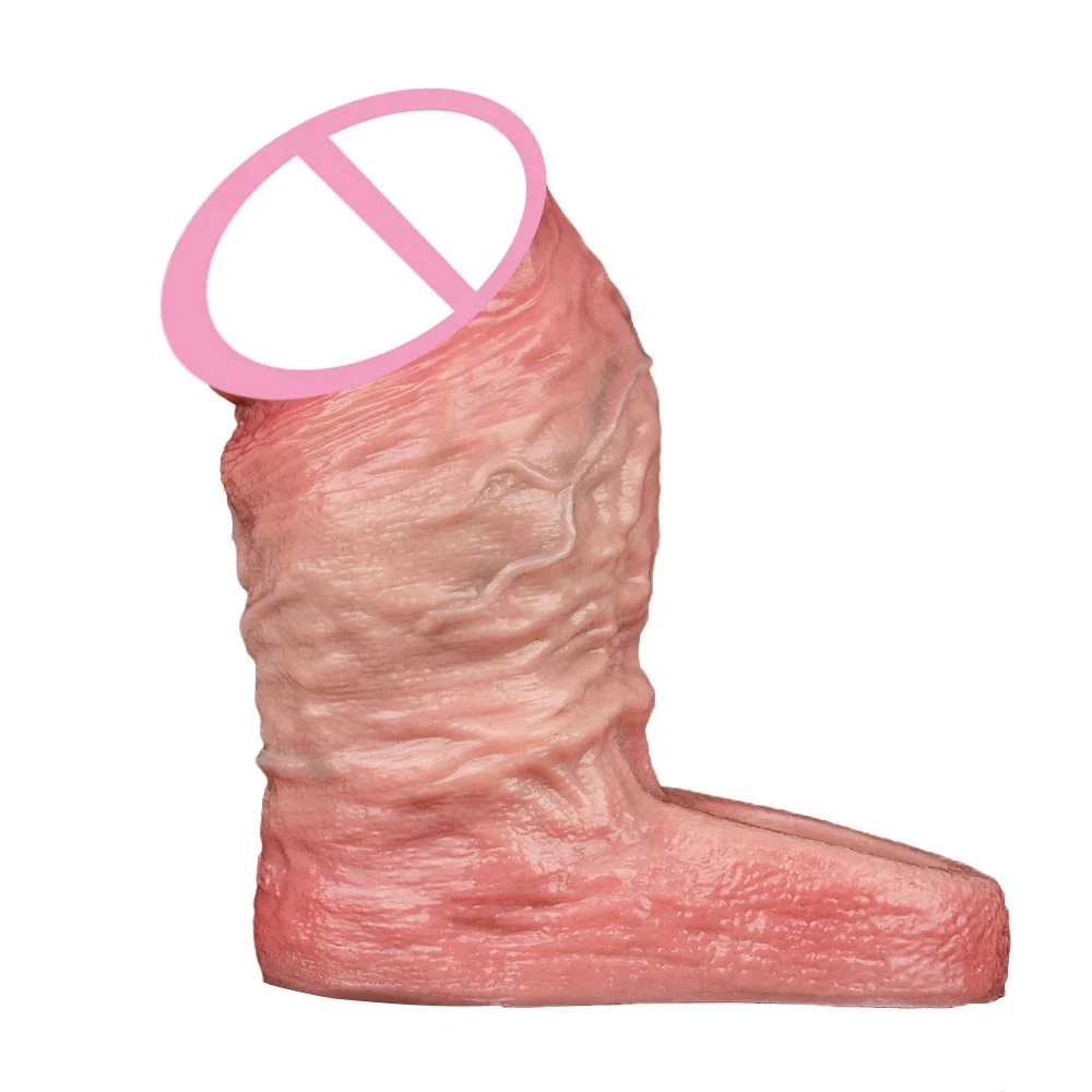 Realistic Dildo Male Penis Enlargement Soft Silicone Penis Enlargement Sleeve Simulation Sex Couple Sex Toy
