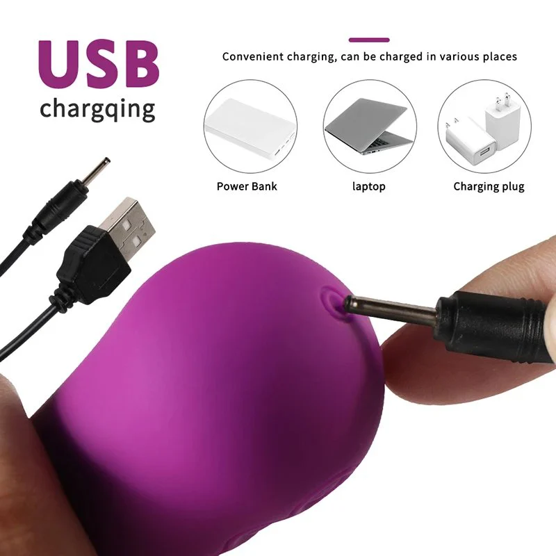 Wireless Adult Sex Toy Mini Pussy AV Vibrator with 10 Frequencies IPX5 Waterproof & Latex for Women