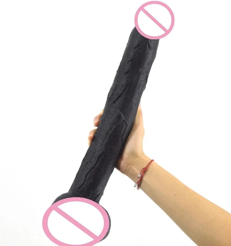 15.5 Inch PVC Material Realistic Dildo Sex Toys Super Long Penis Huge Hard PVC Dildo Suction Cup for Women Gay Men