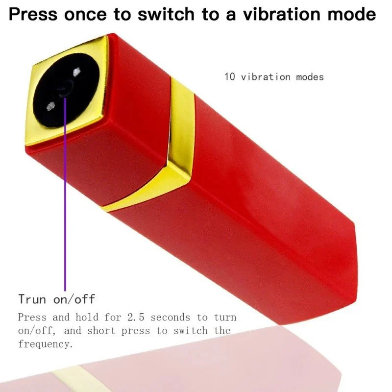 Charge Lipstick Jumping Egg for Precision Clitoral Stimulation Rechargeable Nipple Stimulator Women Sex Toys