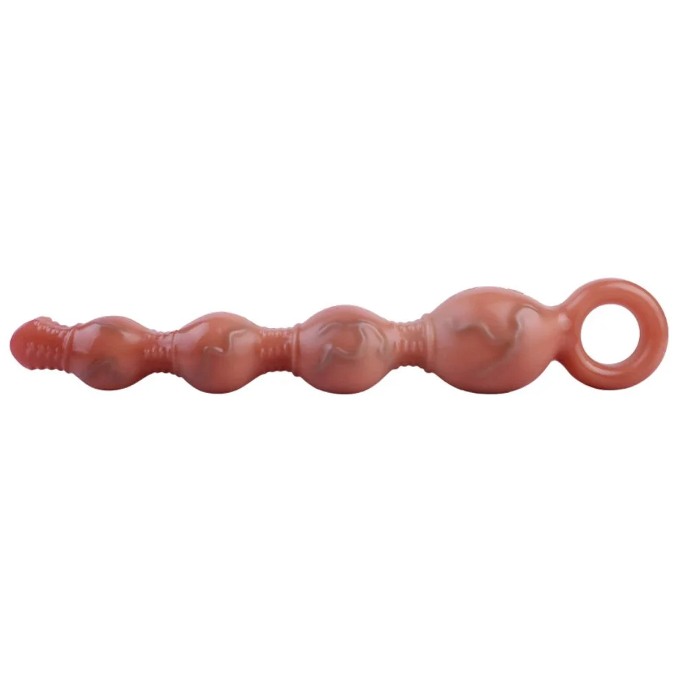 10.5 Inch Super Soft Silicone Vibrator Anal Beads Couples Anal Plug Massage Adult Sex Toys Flirting Vibrating Anal Butt Plug