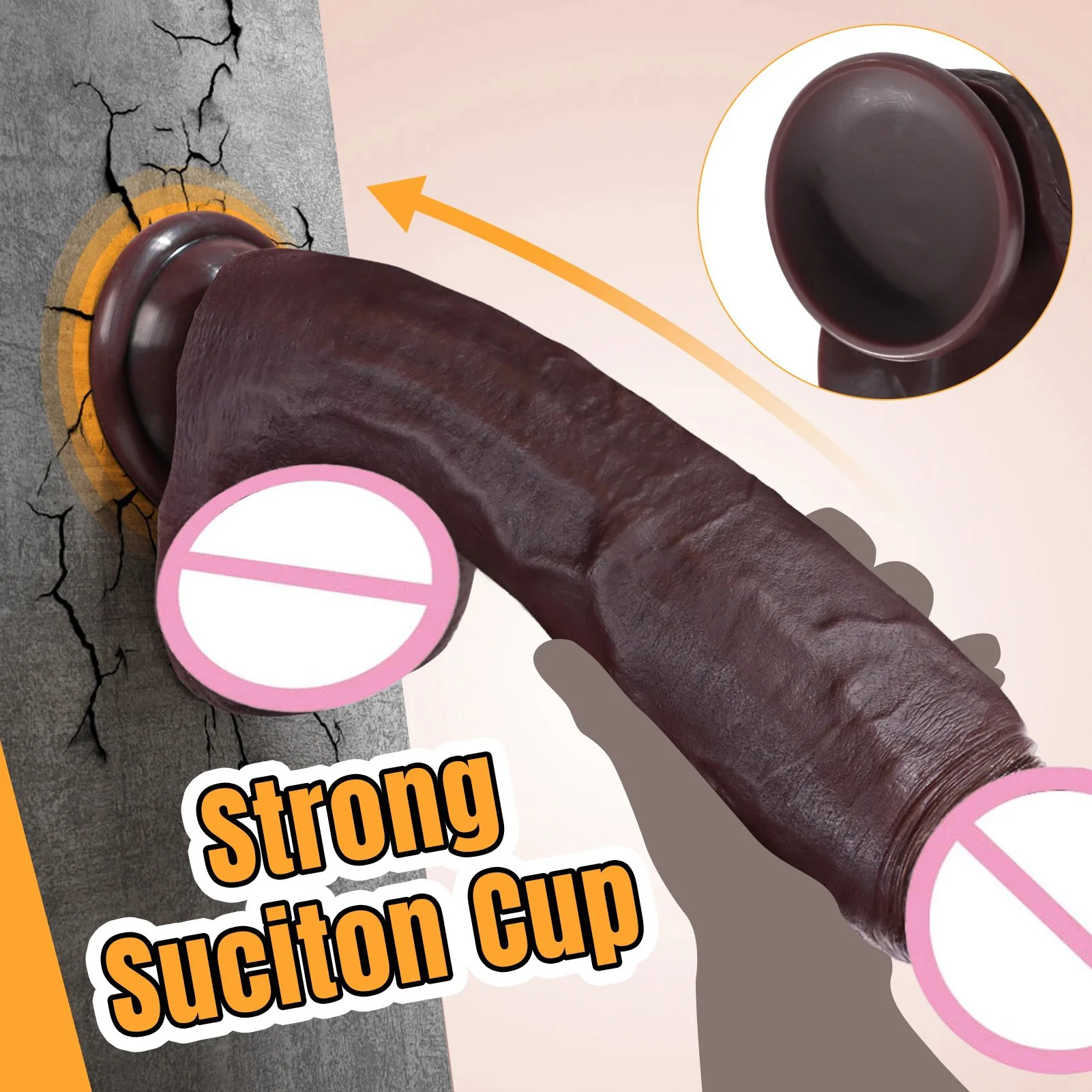11 Inch Monster Huge Male Dildo Realistic Black Flesh Color Coffee Design Soft Liquid Silicone Sex Toy for Adults Made