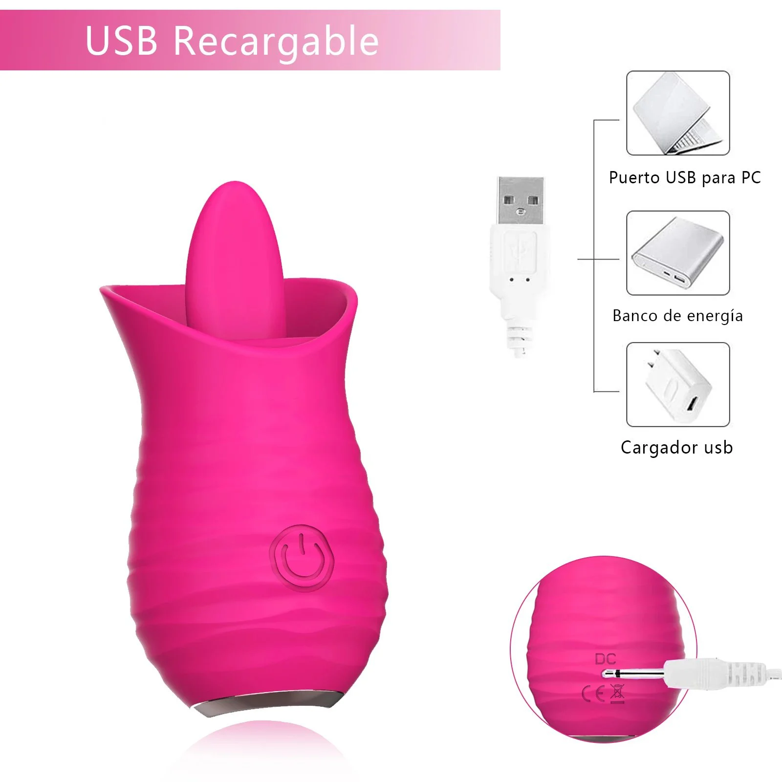 Clitoral Nipple Pussy Tongue Licker Vibrator Strong Tongue Stimulation Vibrator for Woman