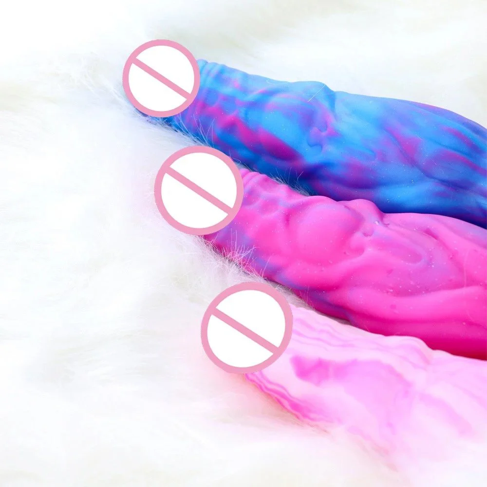 10 Inch Mix Color Liquid Silicone Huge Big Penis Monster Dragon Alien Male Dildo for Women Female Masturbation Adult Sex Product