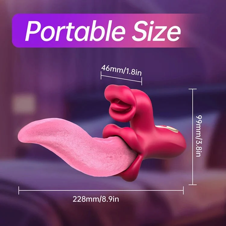 APP Tongue Vibrator Sex Toys for Women Multi-frequency Swaying Vibration Tongue Licking Female Masturbator